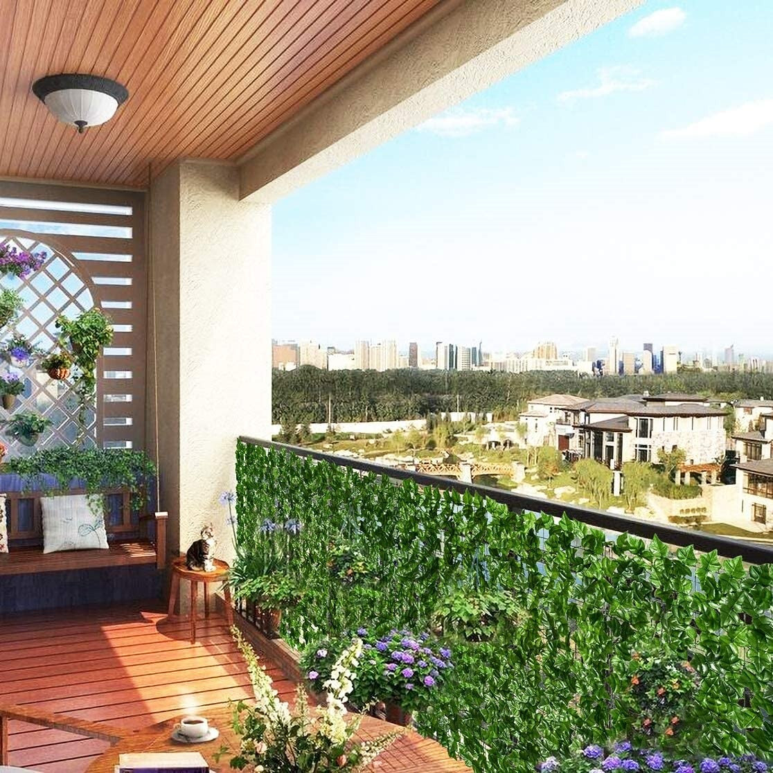 Haie Artificielle Brise-Vue pour Balcon, Clôture et Jardin