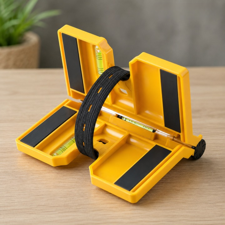 Rapporteur d'Angle Pliable en Métal – Mesure Précise jusqu'à 270°