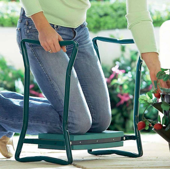 Siège agenouilloir de jardin pliable avec rembourrage ergonomique