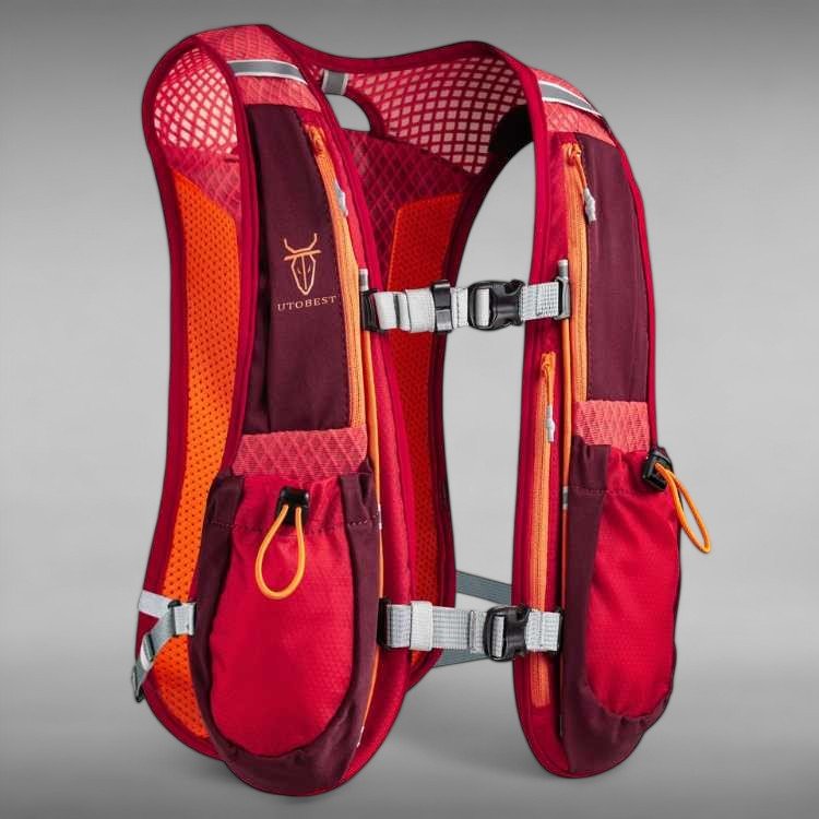 Veste d'hydratation ultra-légère pour course et vélo sans rebond