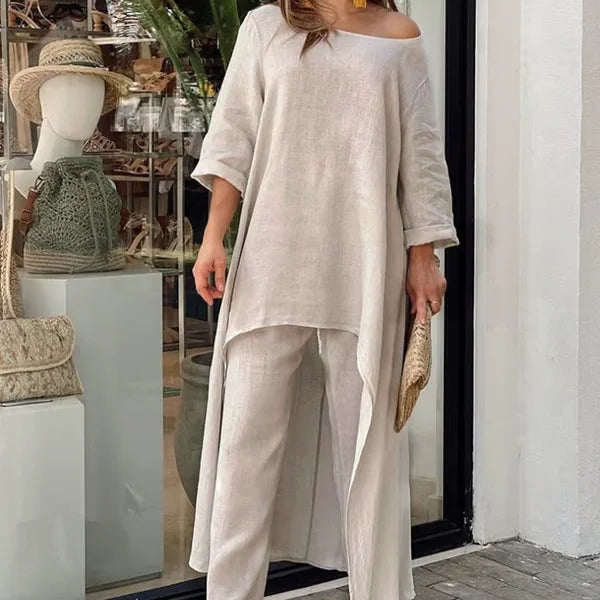 Lily™ – Ensemble en coton et lin [50 % de réduction]
