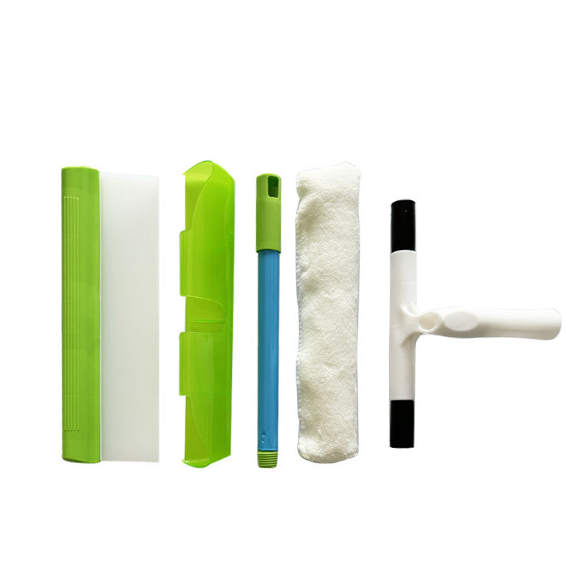 Raclette Vitre Silicone avec Chiffon Microfibre – Kit Nettoyage Sans Traces