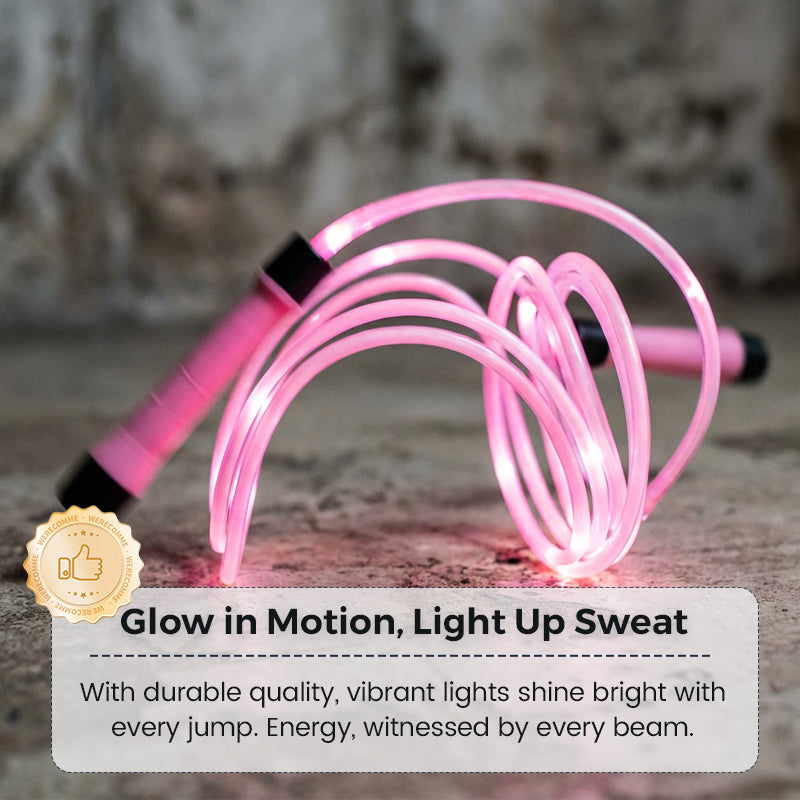 Corde à Sauter LED pour Enfants – Lumineuse, Réglable et Antidérapante