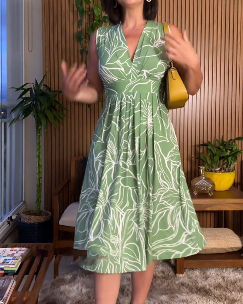 Linda™ – Robe sans manches à encolure en V (Dernier jour de réduction) [50 % de réduction]
