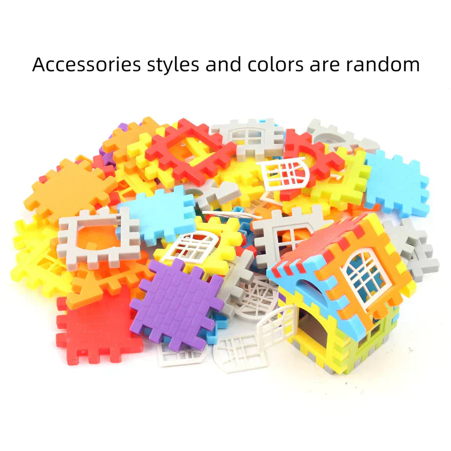 Kit de Construction Montessori Créatif 48 Pièces pour Enfants dès 3 ans