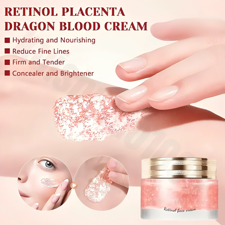 Crème Anti-Âge Visage au Rétinol – Peau Ferme, Lisse & Hydratée