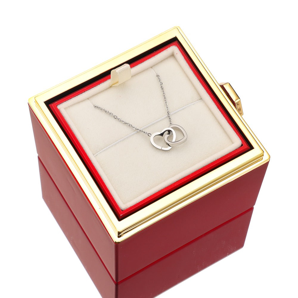 Monroe™ – Collier élégant avec boîte à rose pour des idées cadeaux stylées [50 % de réduction]
