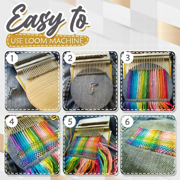 Mini Outil de Tissage et Reprisage pour Réparation Textile DIY