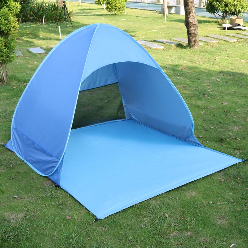 Tente de plage pop-up anti-UV avec ventilation mesh pour famille