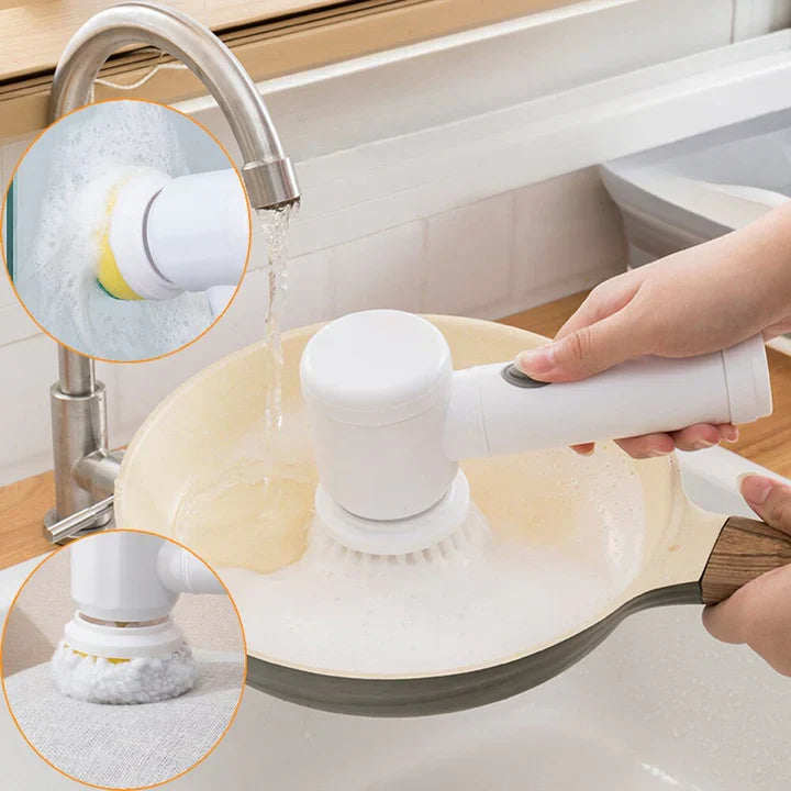 PowerScrub™ – Brosse de nettoyage électrique pour une propreté sans effort [50 % de réduction]