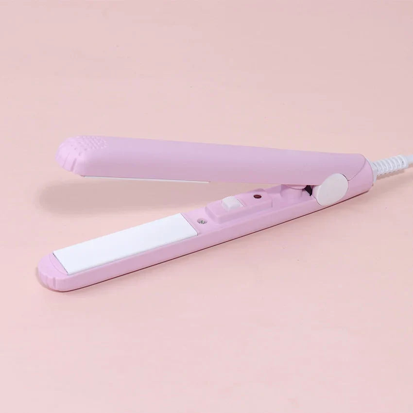 Fer à Lisser et Friser 2-en-1 Céramique Compact pour Voyage
