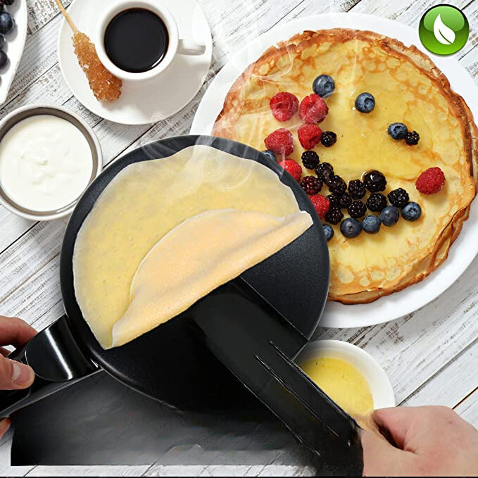 Crêpier Électrique Antiadhésif 800W pour Crêpes et Pancakes