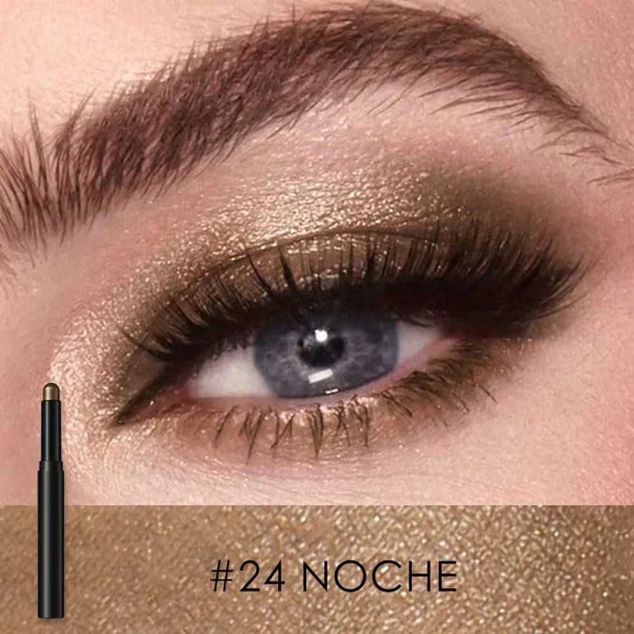 Crayon Fard à Paupières et Eye-liner 2-en-1 Résistant à l'Eau