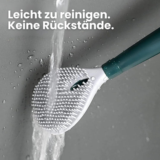 Brosse WC avec Distributeur de Produit Nettoyant Intégré et Support Ventilé
