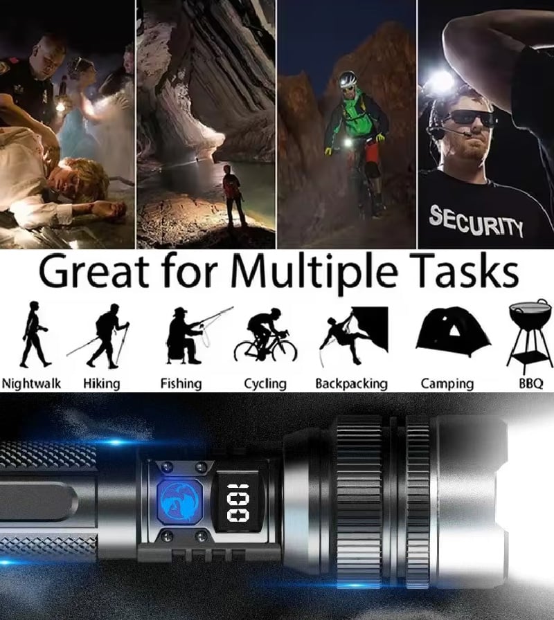 LedFlash™ – Aussi lumineux qu’un sabre laser avec fonction de powerbank [50 % de réduction]