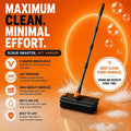 Brosse de Sol Rotative 360° avec Manche Ergonomique pour Carrelage et Joints