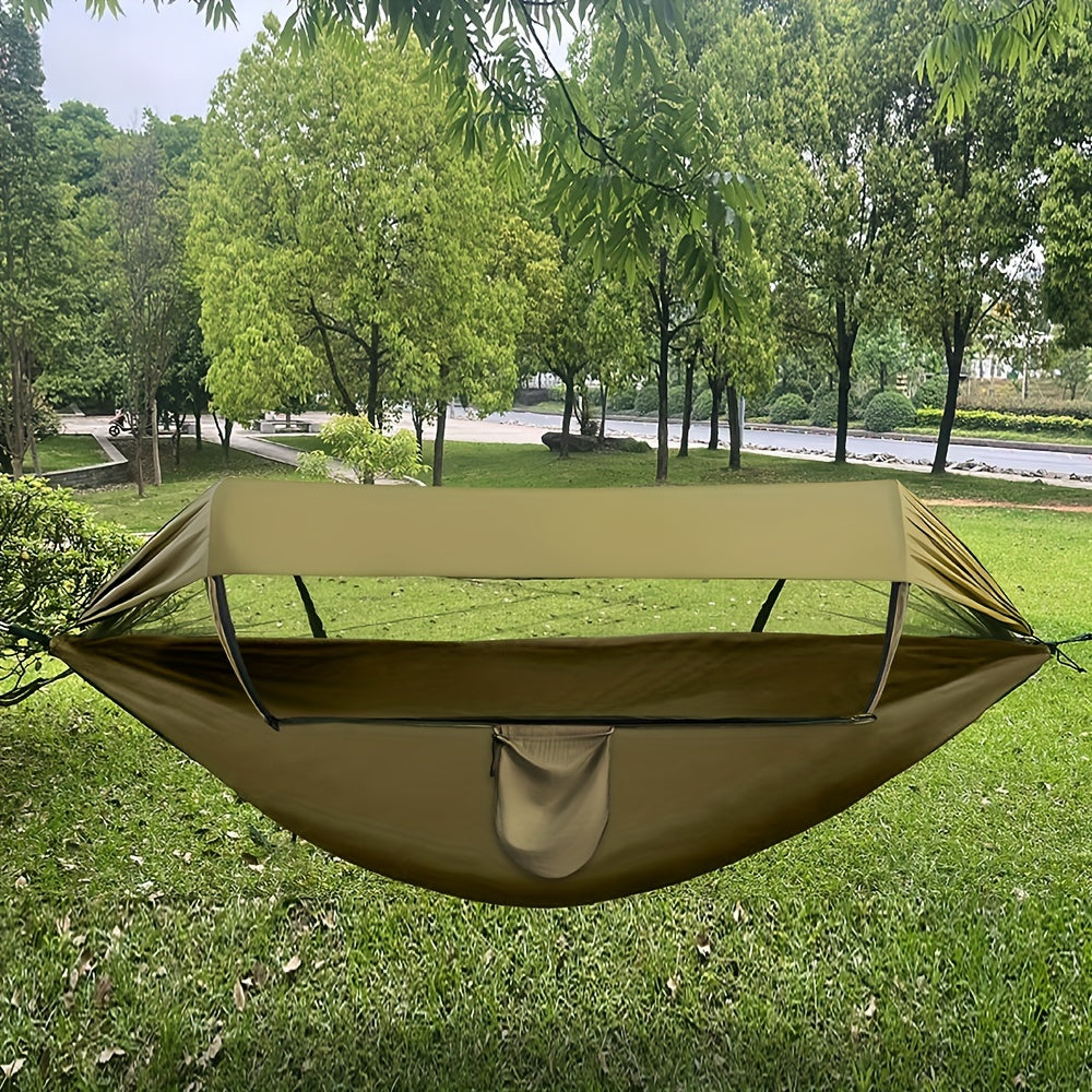 Hamac d'extérieur avec moustiquaire et auvent de protection solaire 260x140 cm