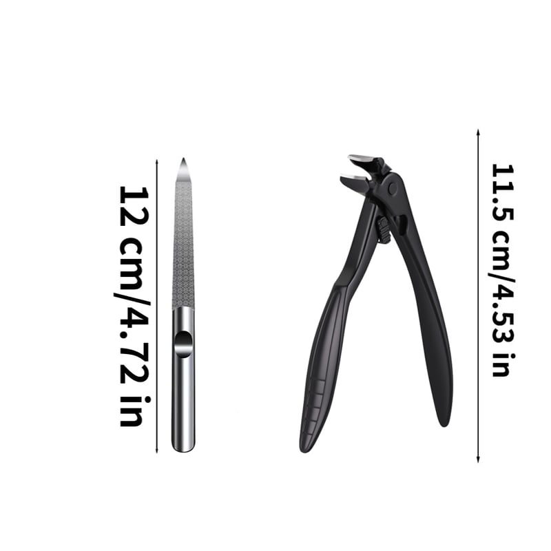 Coupe-Ongles Épais Ergonomique à Poignée Longue en Acier Inoxydable