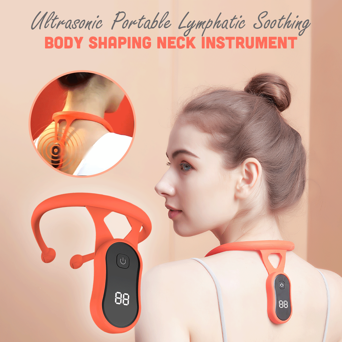 NeckSoothe™ – Appareil portable pour soulager la congestion lymphatique [50 % de réduction]