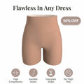 Short Gainant Sans Coutures Anti-Frottements pour Femme