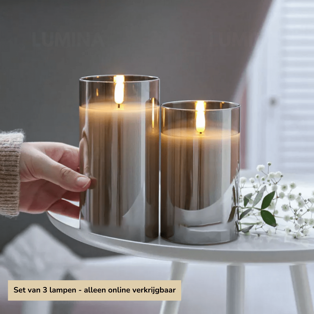 Bougies LED vacillantes avec effet flamme réaliste