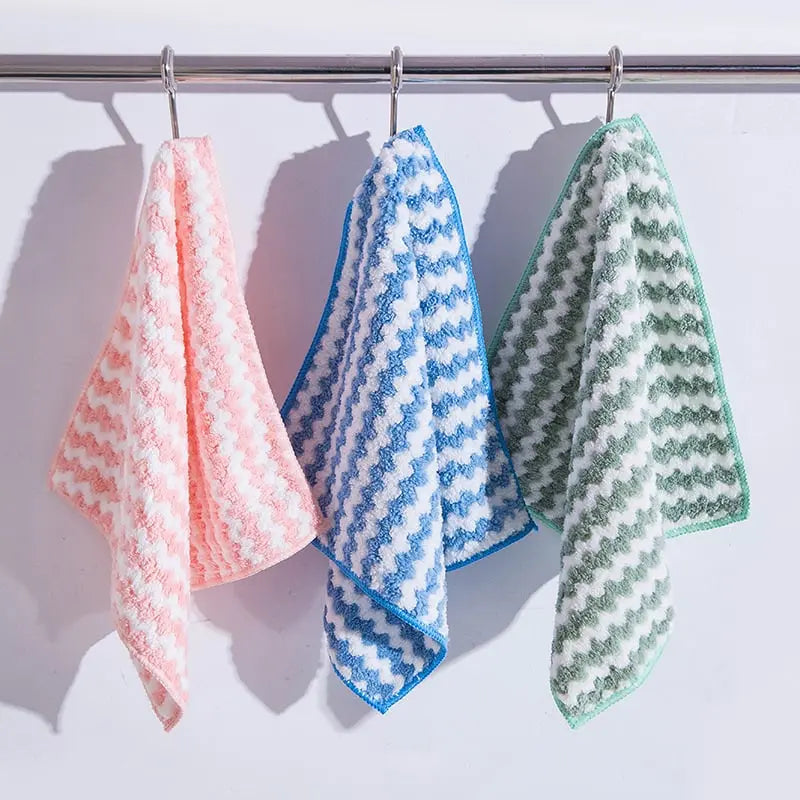 UltraClean™ – Chiffon de nettoyage en microfibre réutilisable pour la cuisine et toutes les surfaces [5 + 5 Gratuit]