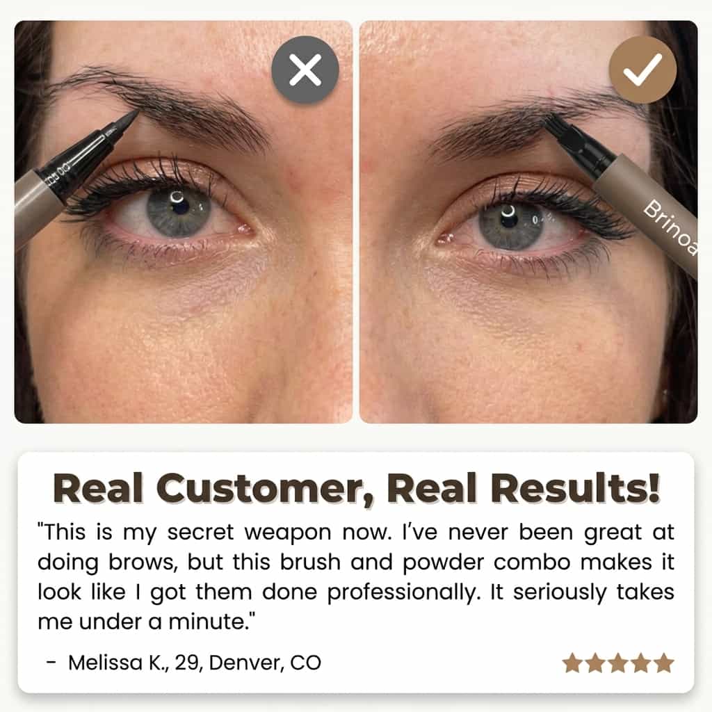 Crayon à Sourcils Microblading Waterproof – Pointe de Précision Effet Naturel
