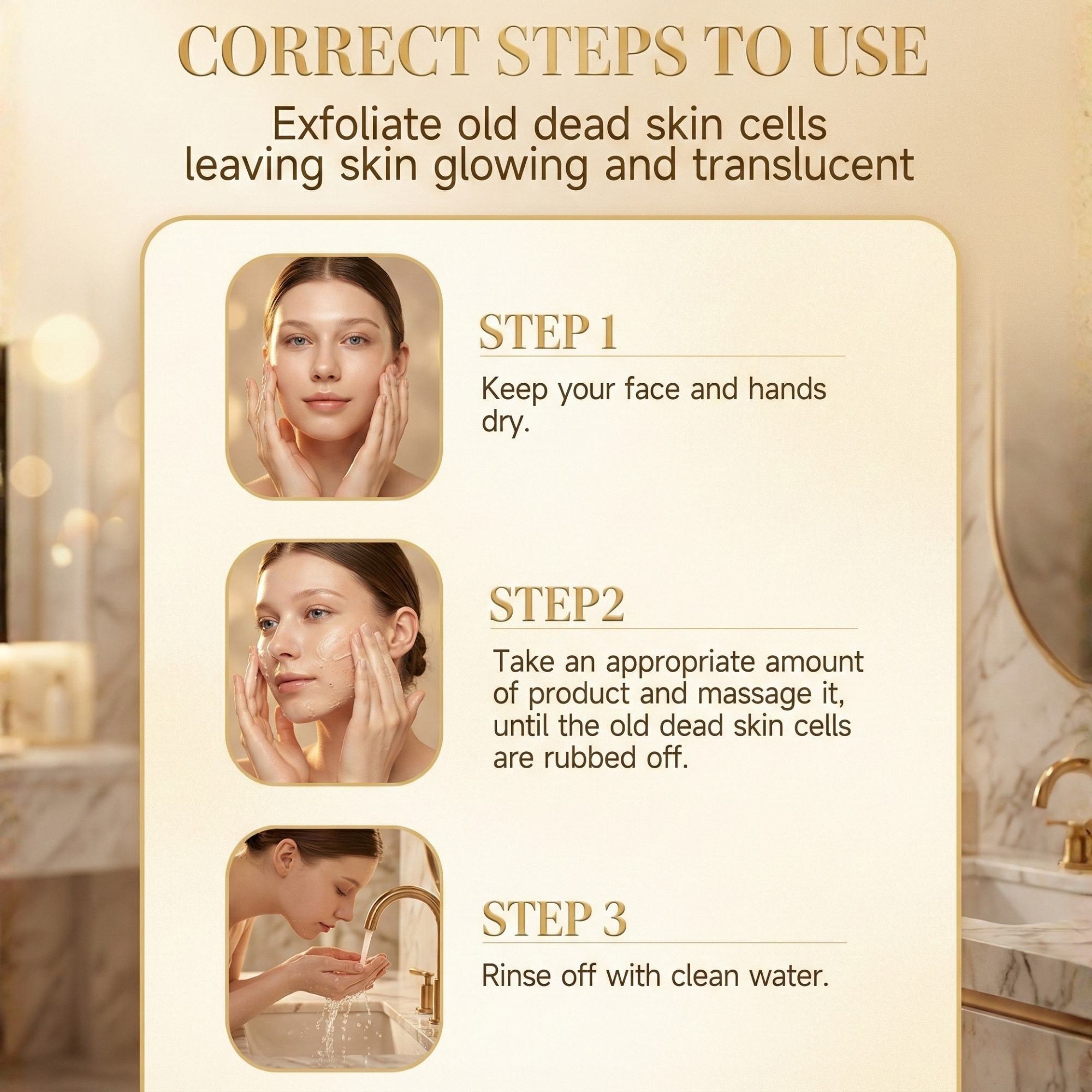 Gommage Enzymatique Visage – Éclat Glass Skin & Teint Unifié