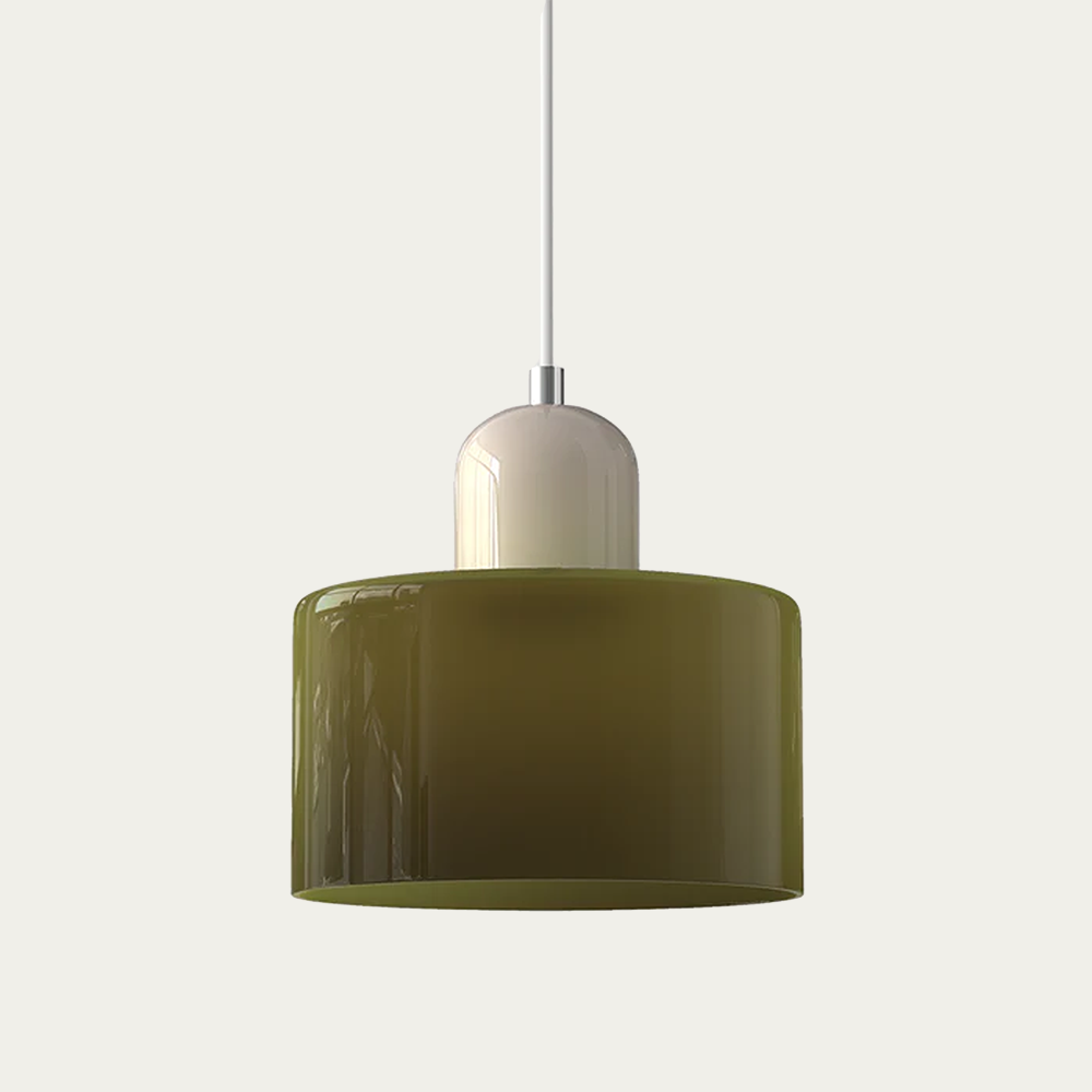 Petite suspension en verre – luminaire élégant pour intérieurs