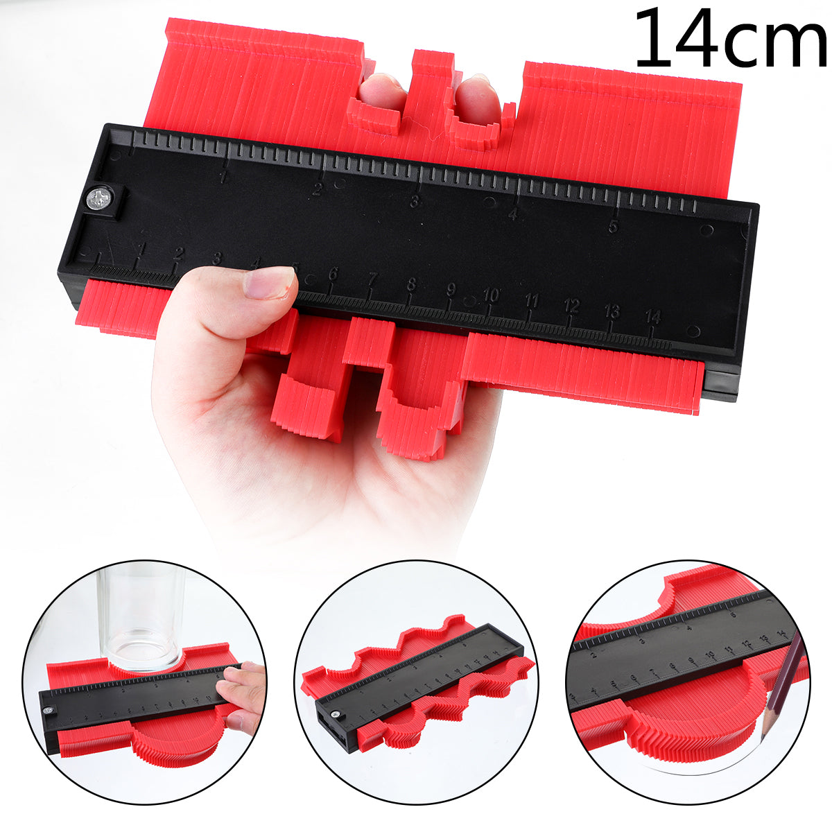 Gabarit de Contour Flexible pour Mesures Précises – Bois, Carrelage et Métal
