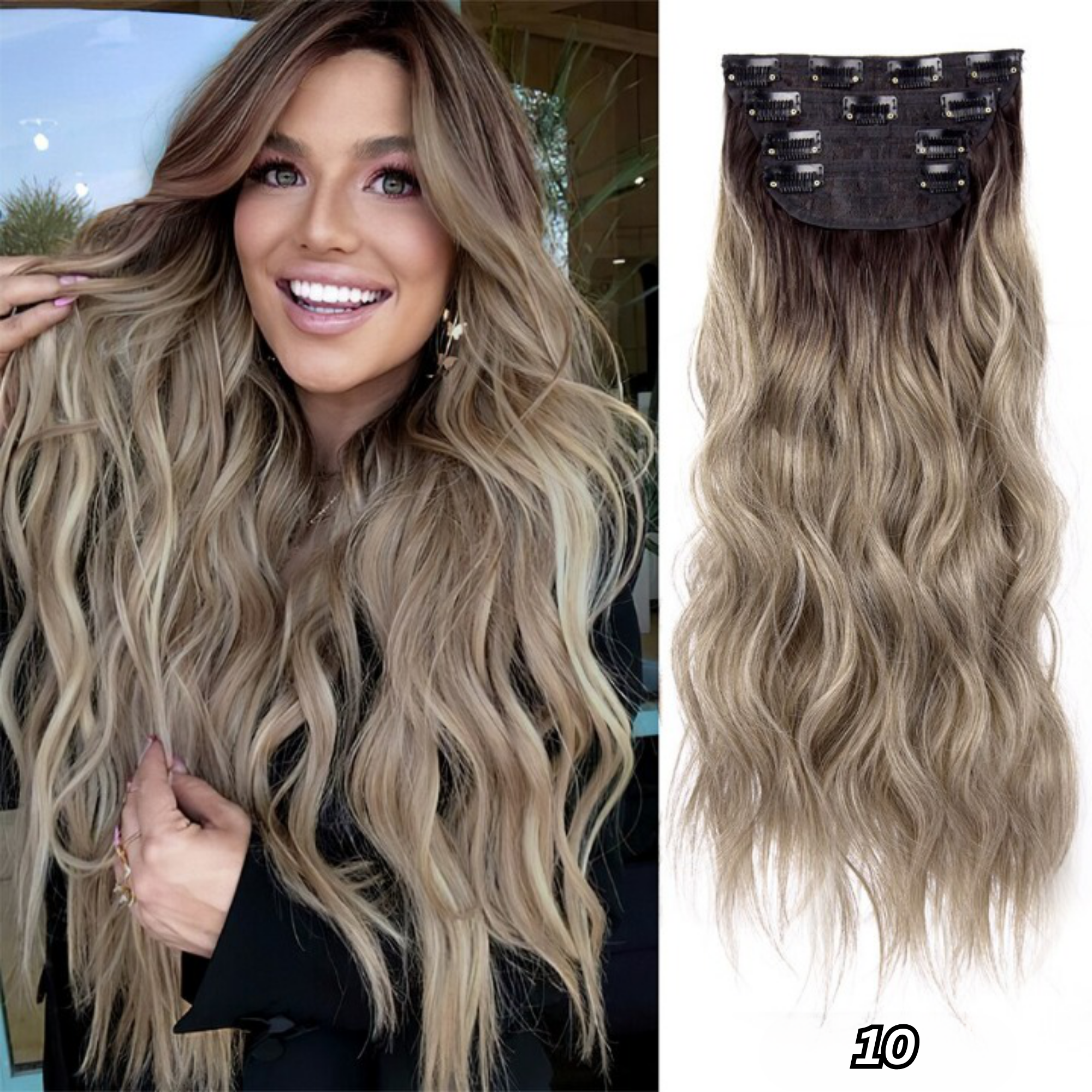 Extensions à Clip pour Cheveux – Volume et Longueur Naturels