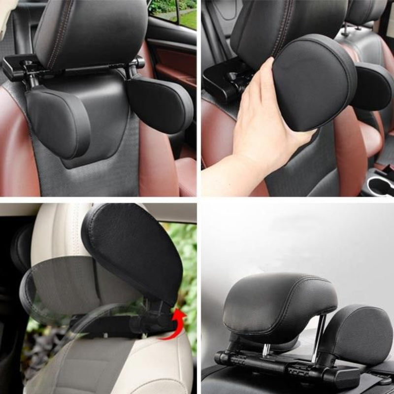Appui-tête de voiture réglable avec soutien latéral pour dormir en voyage