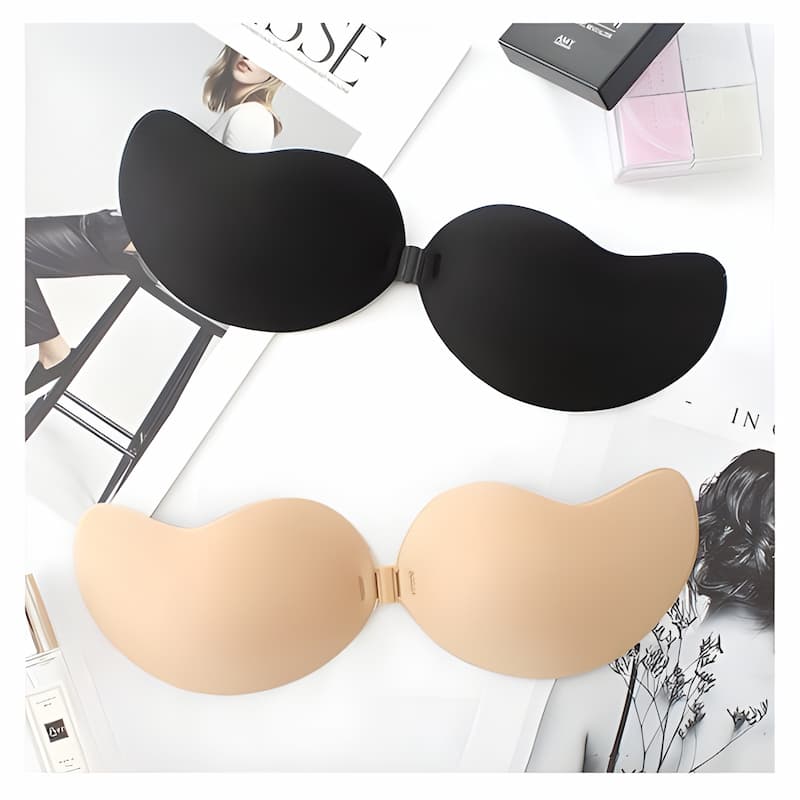 Soutien-gorge adhésif invisible push-up sans bretelles ni coutures