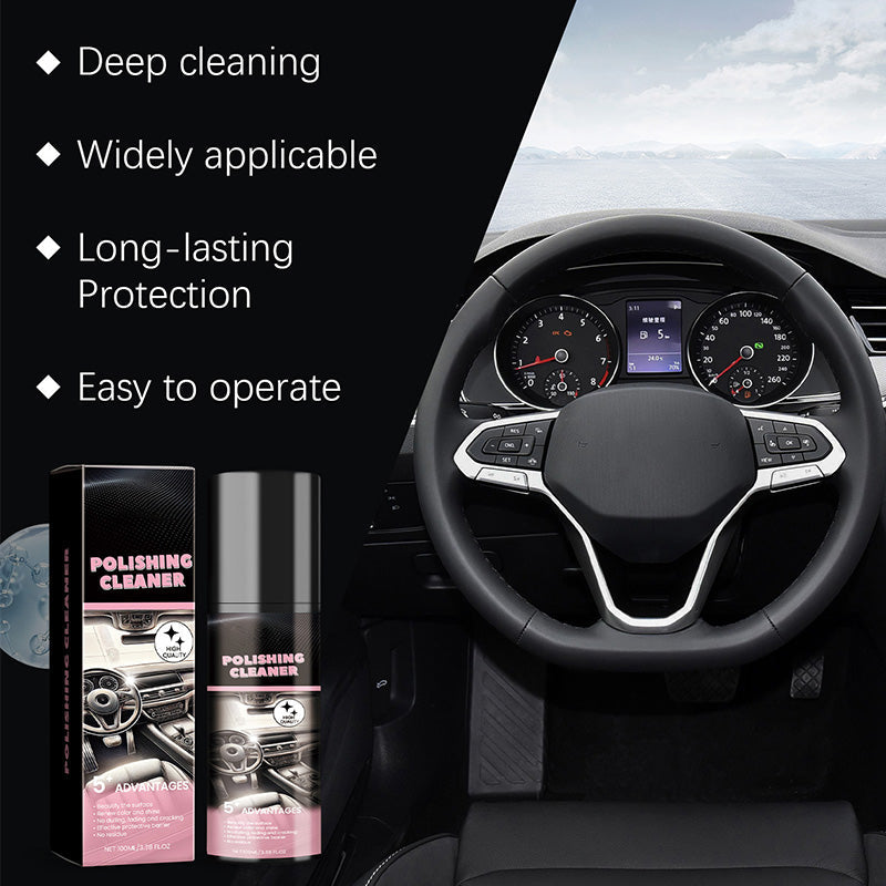 ShineX™ – Nettoyant puissant pour intérieur de voiture pour propreté et éclat [1 + 2 Gratuit]