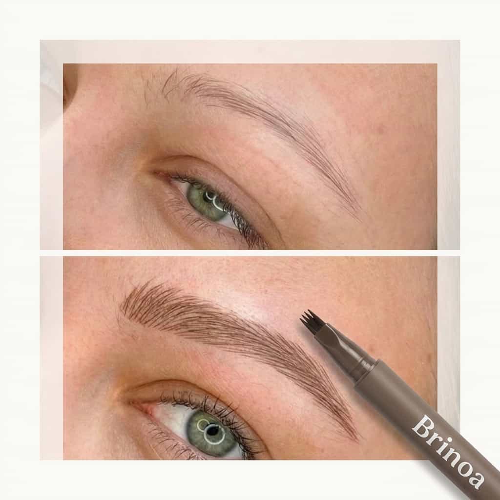 Crayon à Sourcils Microblading Waterproof – Pointe de Précision Effet Naturel