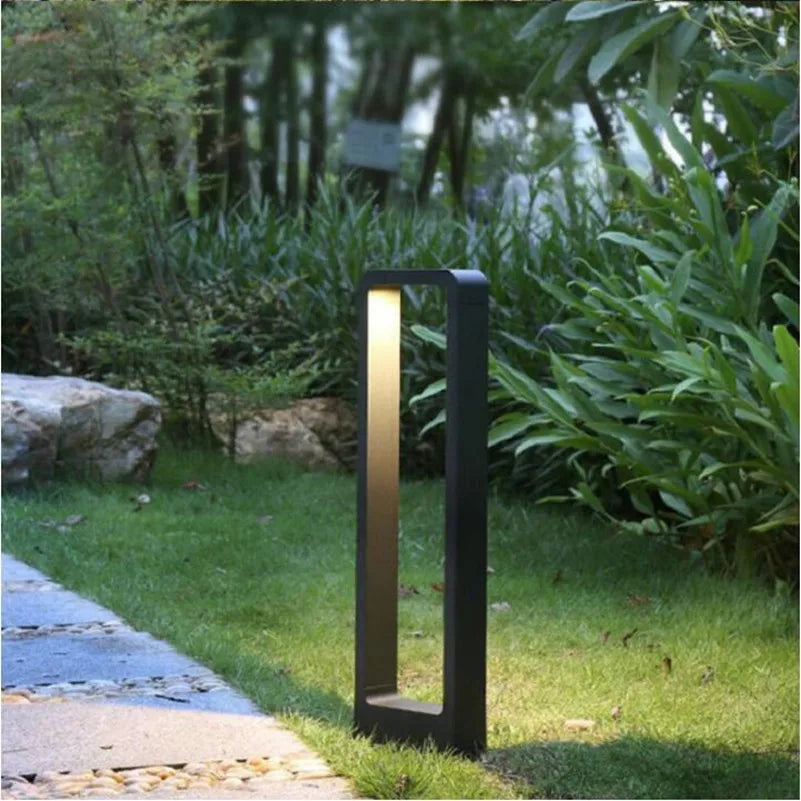 Borne lumineuse de jardin en aluminium – Éclairage de chemin extérieur