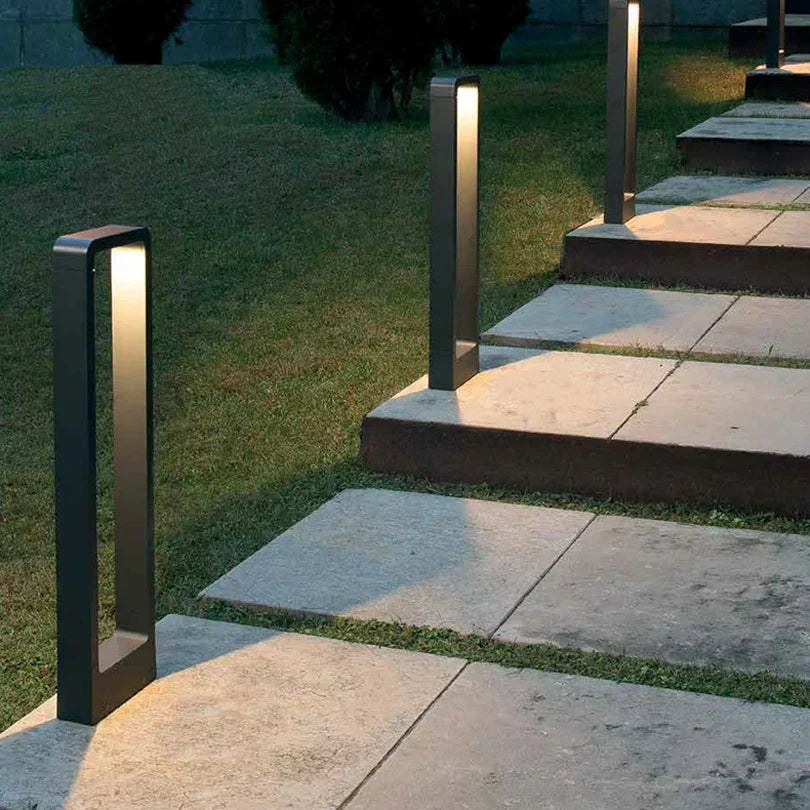 Borne lumineuse de jardin en aluminium – Éclairage de chemin extérieur