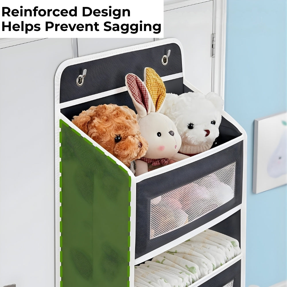 Organiseur de Porte Suspendu sans Perçage – Rangement Mural en Tissu