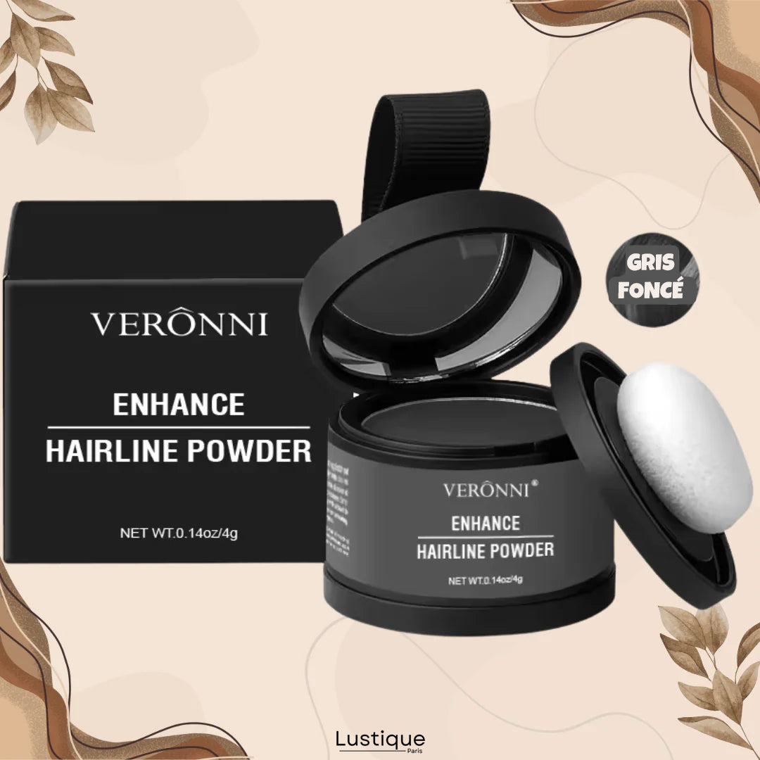 Poudre Compacte pour Racines et Sourcils – Couvrance Naturelle Longue Tenue
