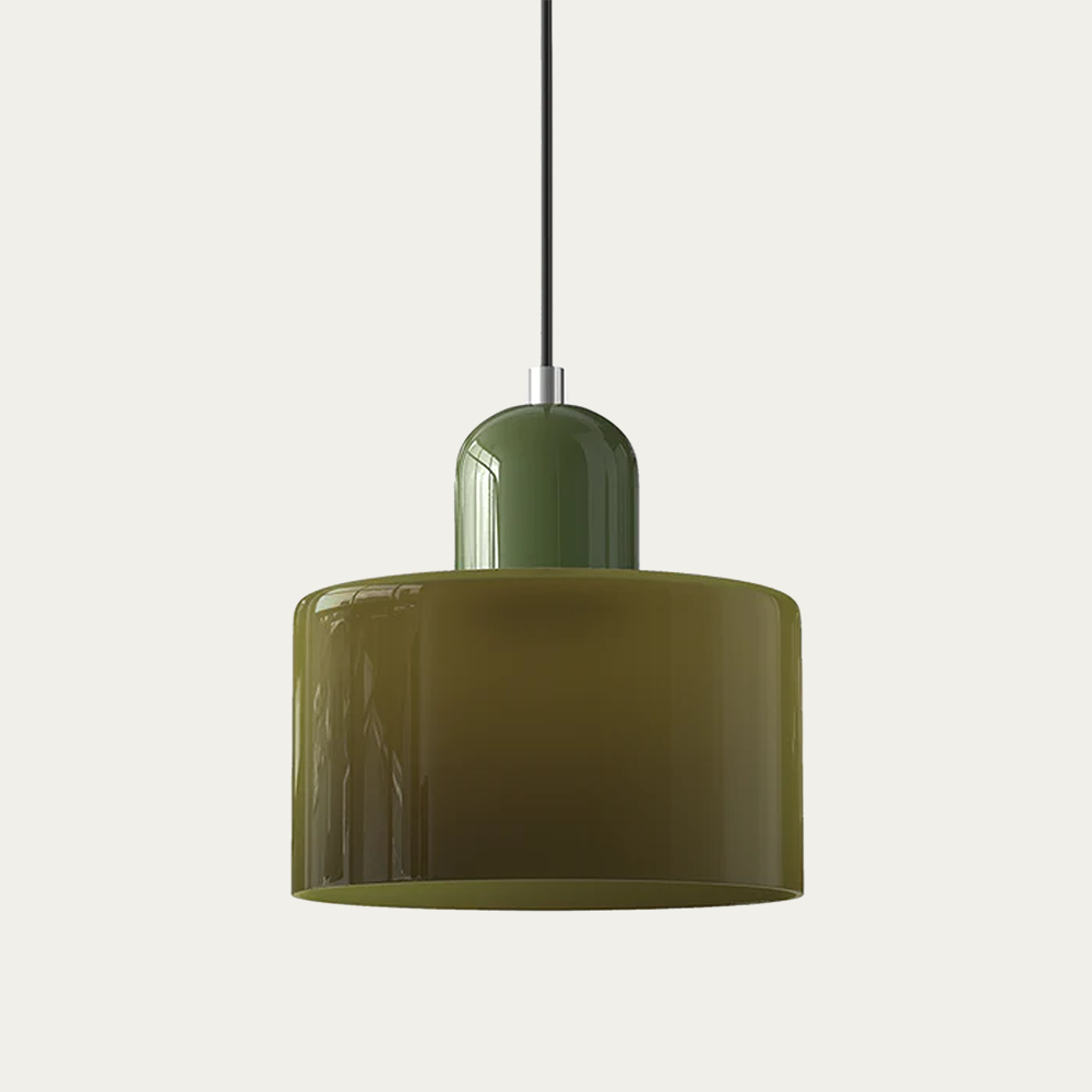 Petite suspension en verre – luminaire élégant pour intérieurs