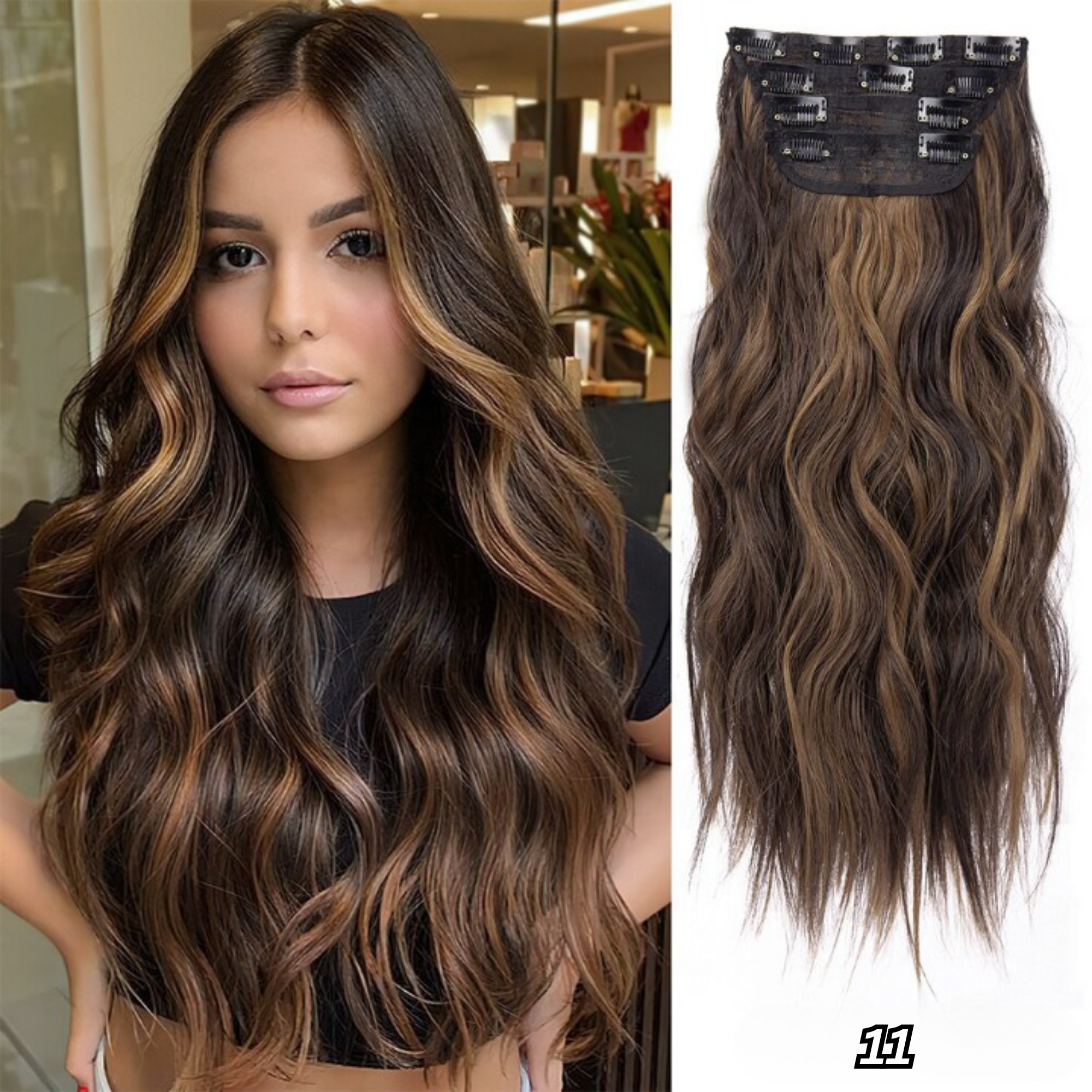 Extensions à Clip pour Cheveux – Volume et Longueur Naturels