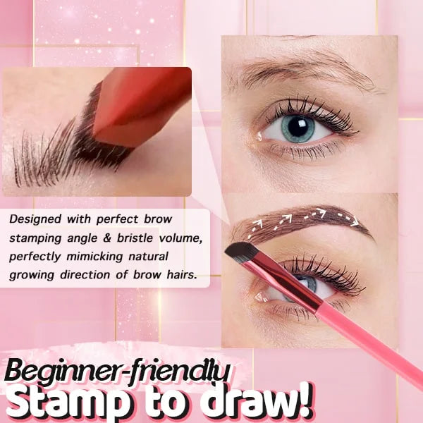 Tampon à Sourcils 4D pour Traits de Cheveux Naturels et Sourcils Définis