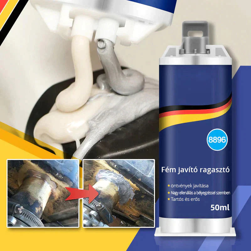 Mastic de Réparation Métallique Ultra-Résistant pour Métal, Acier et Aluminium