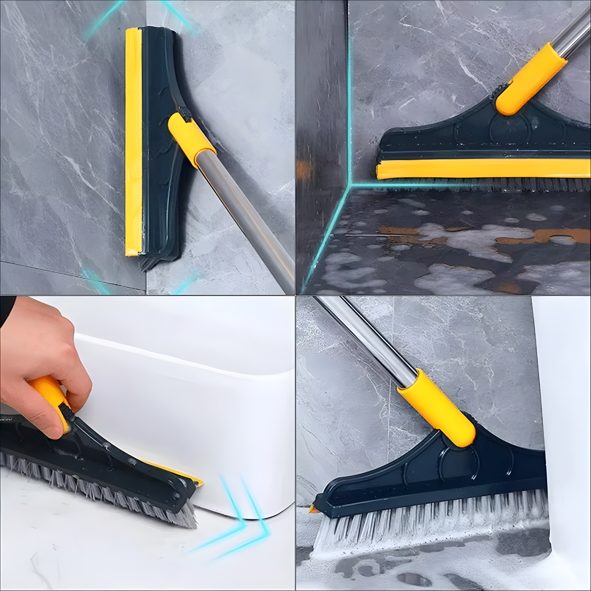 Brosse rotative électrique 3-en-1 pour nettoyage en profondeur