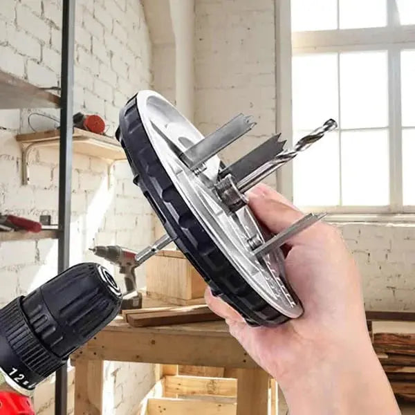 DrillBlade™ – Scie Cloche de Précision avec Lame Triple en Nylon & Alliage Zinc-Alu [50 % de Réduction]