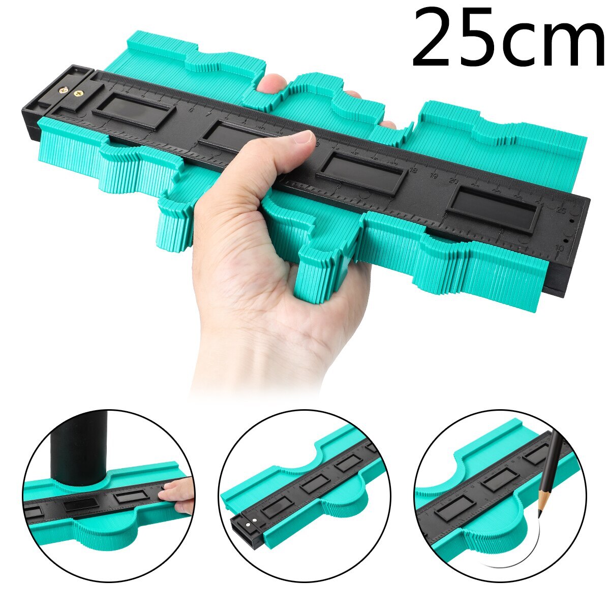 Gabarit de Contour Flexible pour Mesures Précises – Bois, Carrelage et Métal