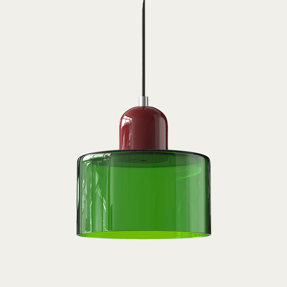 Petite suspension en verre – luminaire élégant pour intérieurs