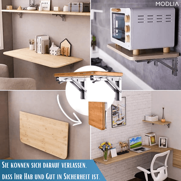 Étagère Murale en Acier Inoxydable – Support de Rangement Gain de Place