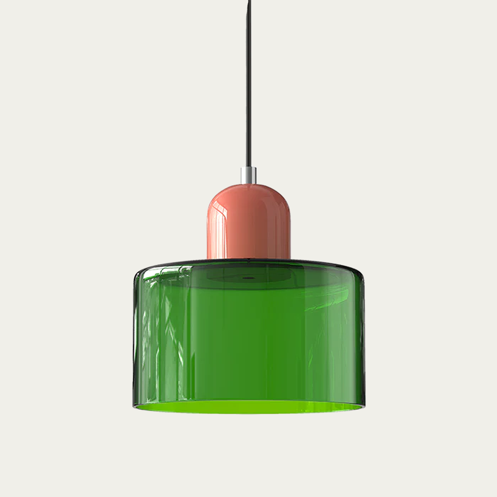 Petite suspension en verre – luminaire élégant pour intérieurs
