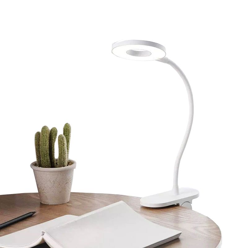 Lampe LED Annulaire à Pince pour Bureau – Lecture et Travail sans Fatigue